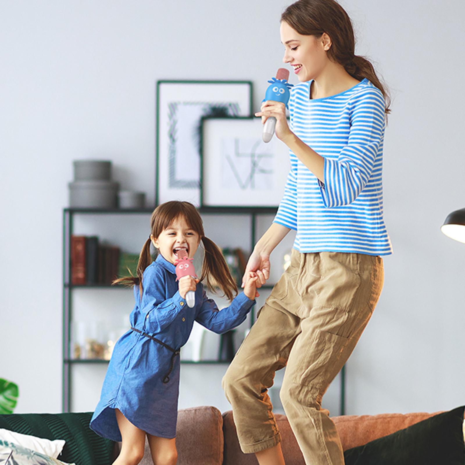 2x Handheld Wireless Bluetooth Microphone Bluetooth Mic Party Home Ktv