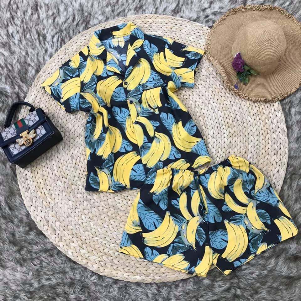Pijama kate , tay ngắn quần đùi