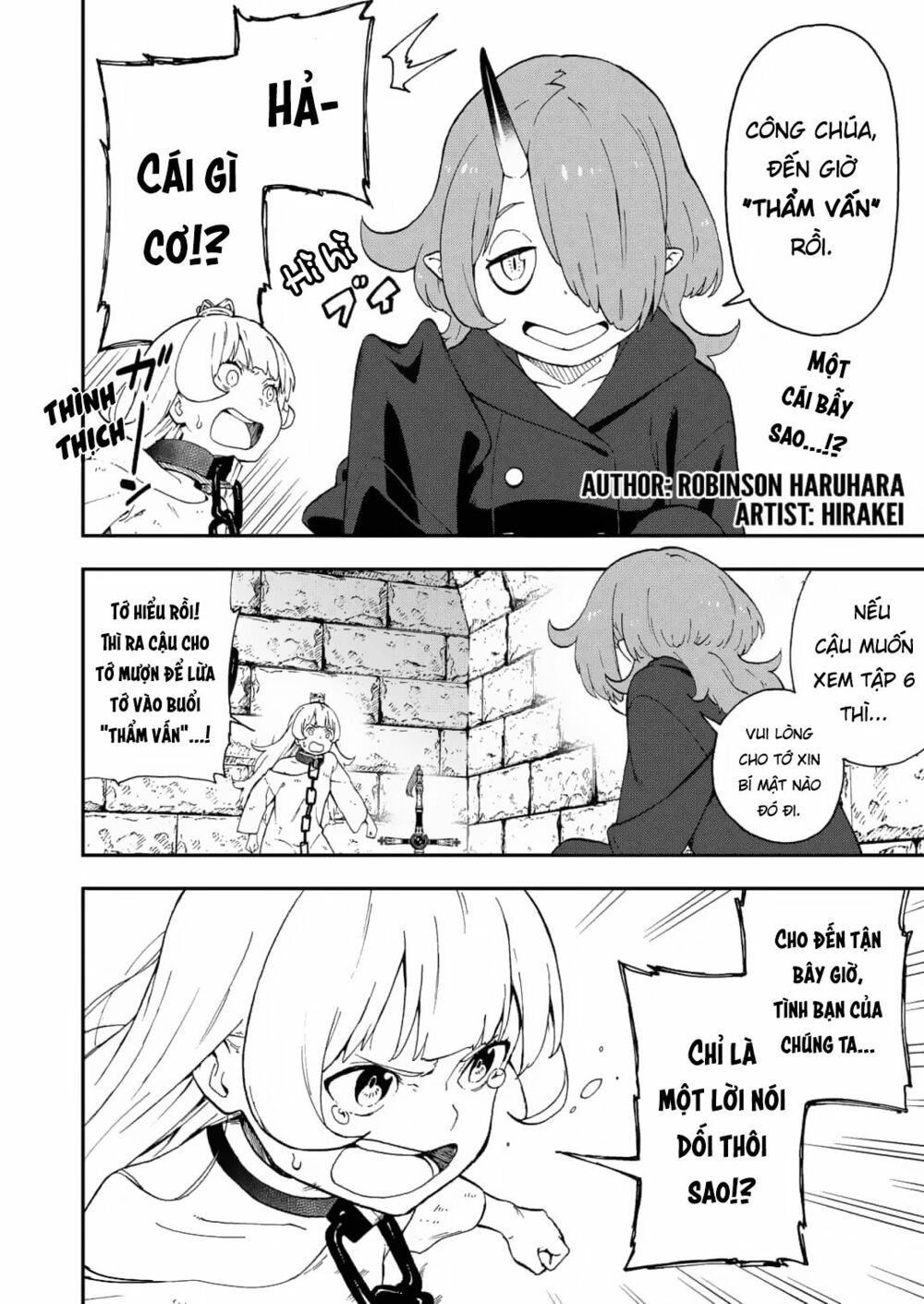 đến giờ "thẩm vấn" rồi, thưa công chúa! chapter 25 2