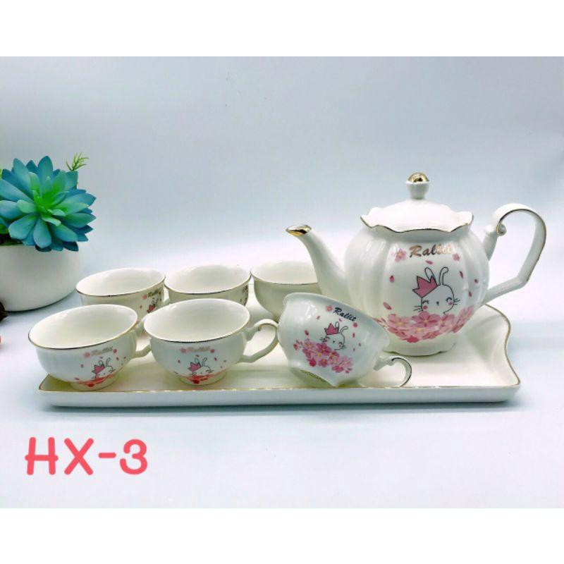 Bộ ấm chén dáng Minh Long cao cấp sang trọng, tinh tế - nhiều mẫu