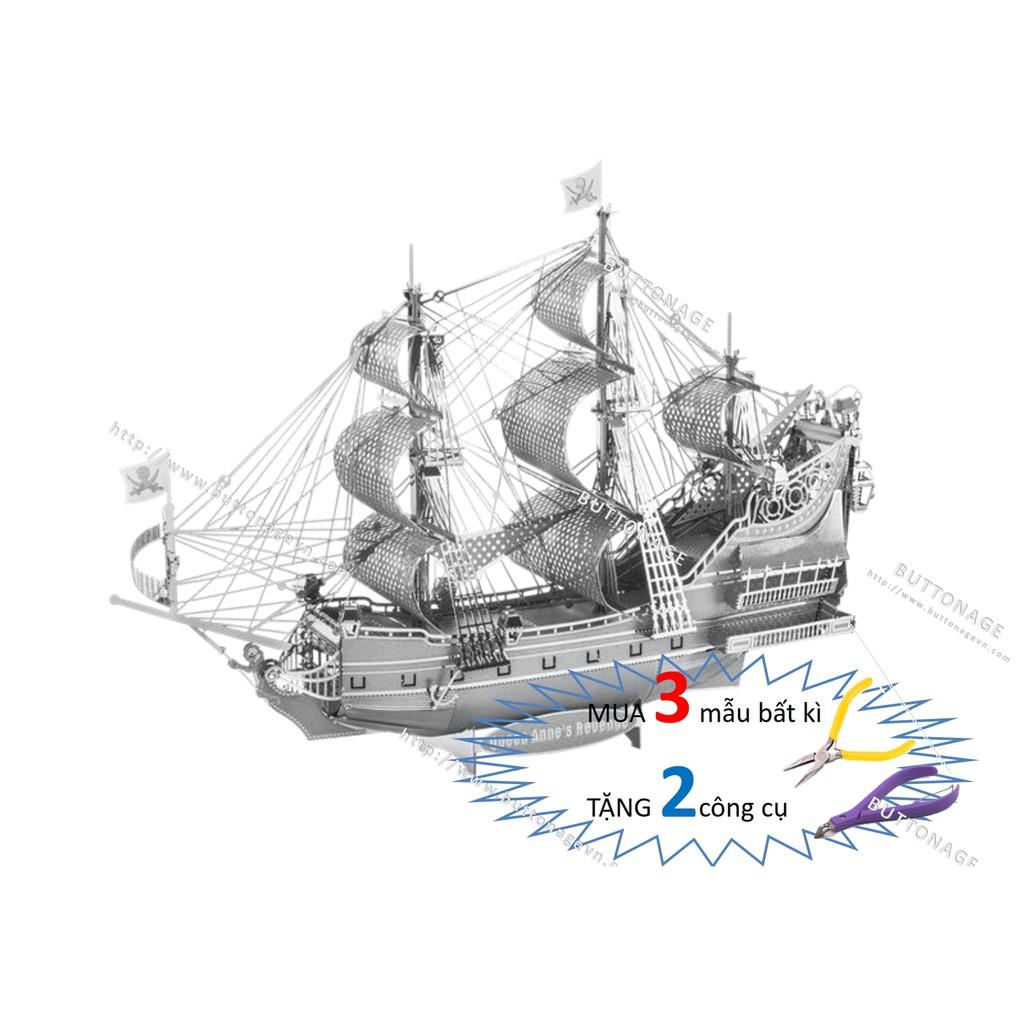 Mô Hình Lắp Ráp 3d Tàu Buồm Nữ Hoàng Anne Báo Thù - Queen Anne’s Revenge !