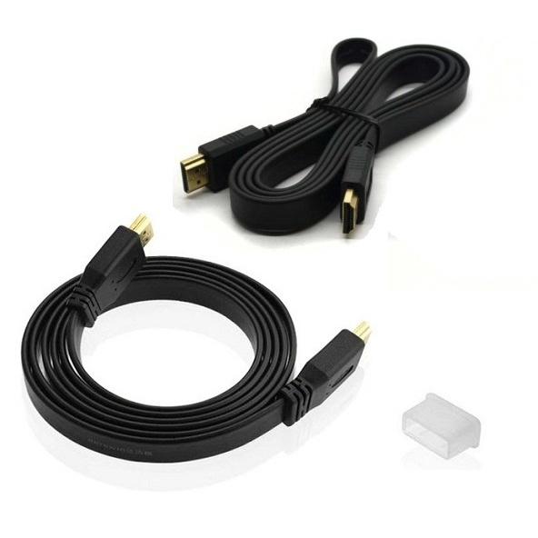 Dây cáp HDMI 5M dẹt 1.4 Dây cáp 2 dầu hdmi 5M siêu nét (dây dẹt )