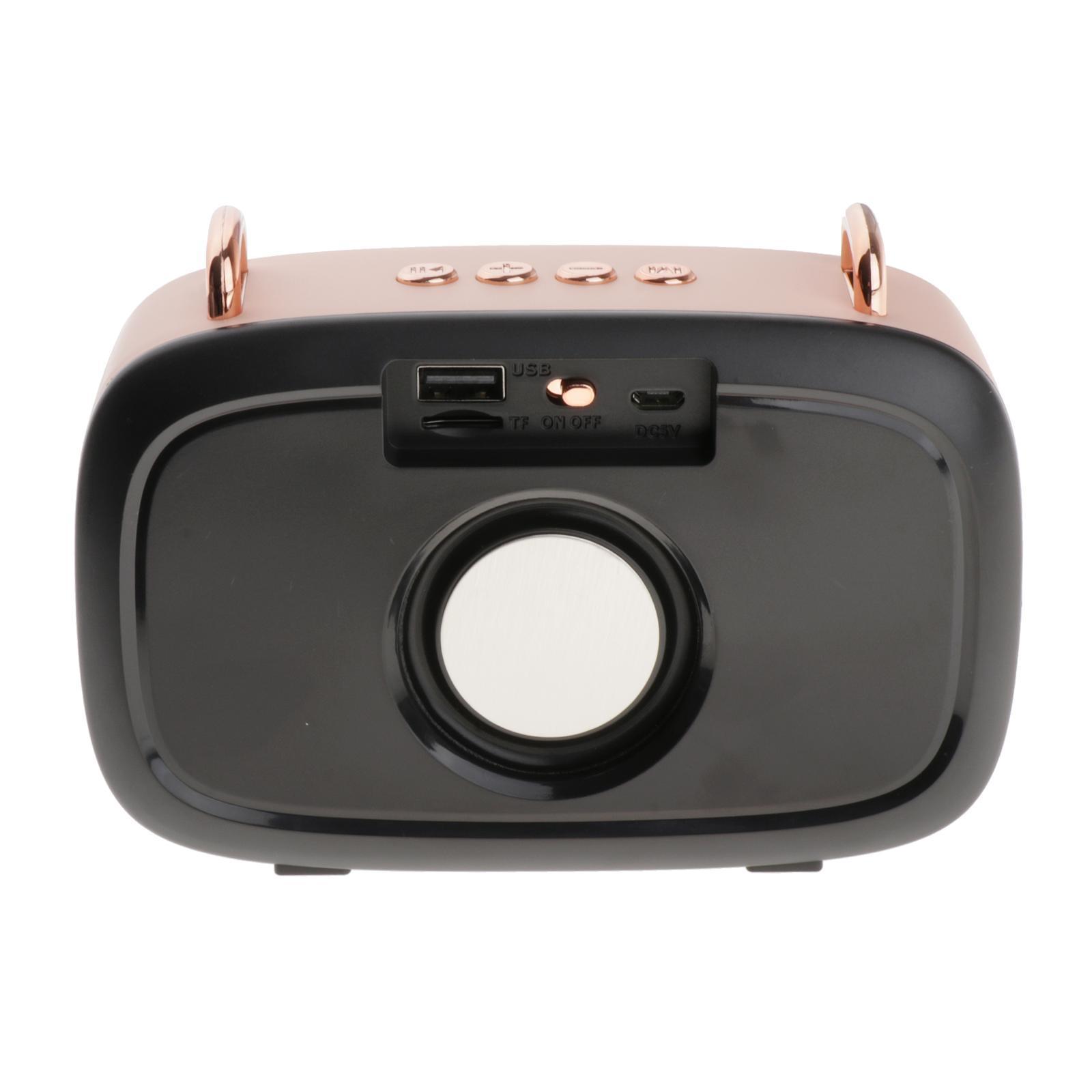 Stylish Portable Bluetooth Amplifier with Mic 800mah Handsfree FM Radio Bass