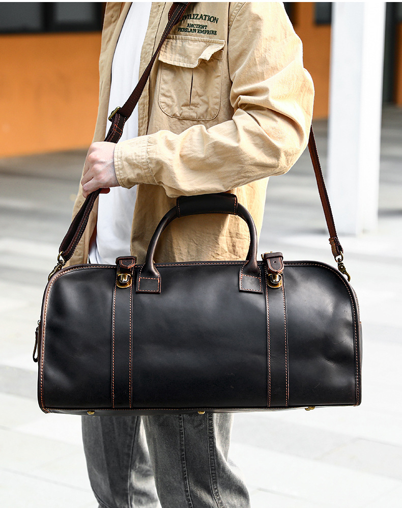 Túi xách du lịch DA BÒ THẬT phong cách mới - BEE GEE T1105