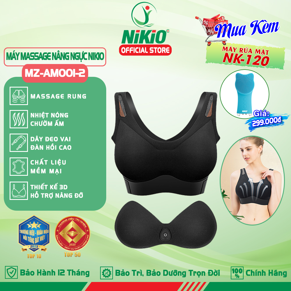 Máy Massage Ngực Ming Zhen Nikio MZ-AM001-2 - Săn Chắc Định Hình Vòng 1, Cải Thiện Vòng Một Cách Tự Nhiên