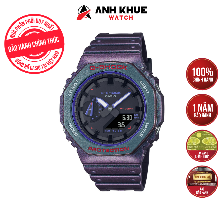 ĐỒNG HỒ CASIO G-SHOCK GA-2100AH-6ADR CHÍNH HÃNG