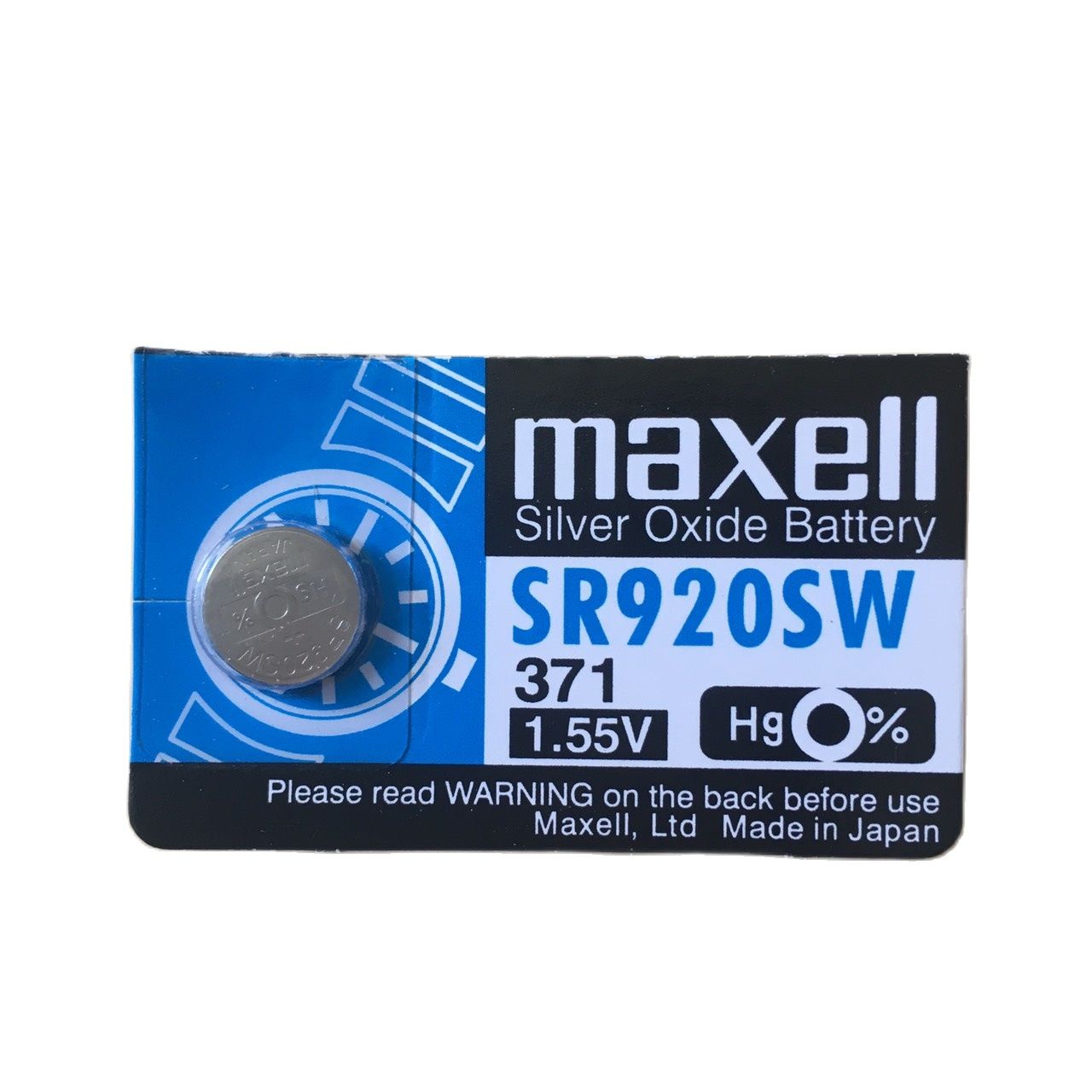 Pin Nhật Maxell SR920SW / SR920 / 920 / 371 / LR920 / LR921 / AG6 Chính Hãng 1 Viên