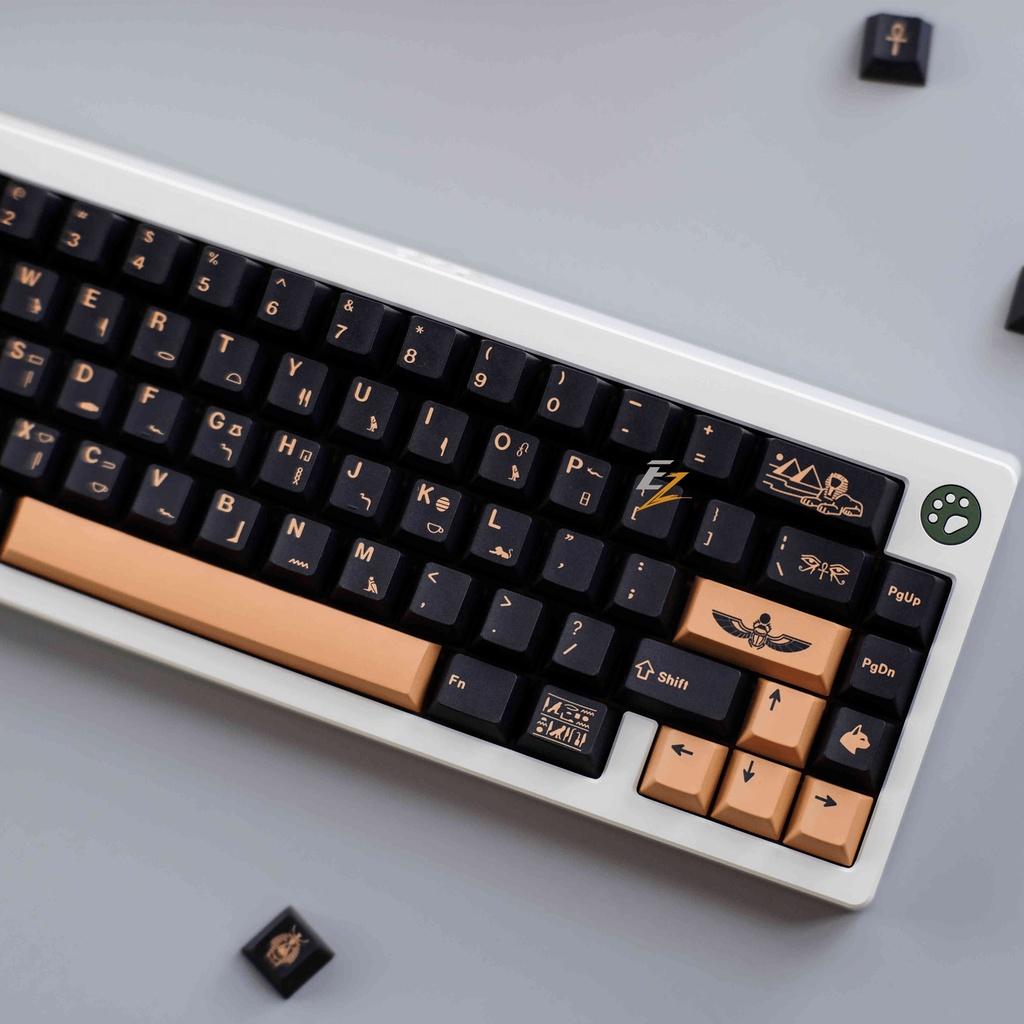 Keycap Cho Bàn Phím Cơ GMK Pharaoh Thick PBT Cherry Profile 129 Phím