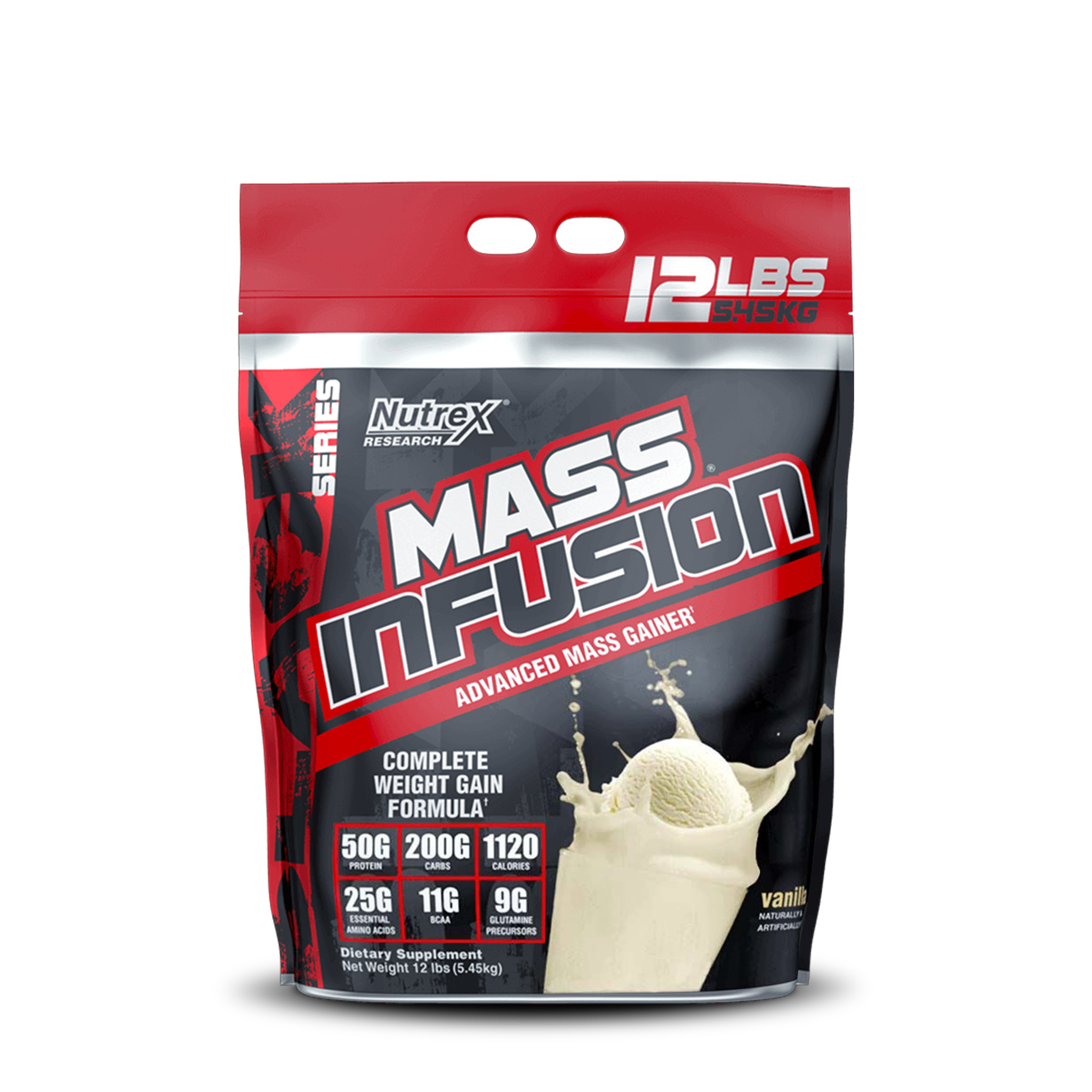 Mass Infusion Nutrex 12lbs - Sữa tăng cân hấp thu tốt cho người gầy kén ăn
