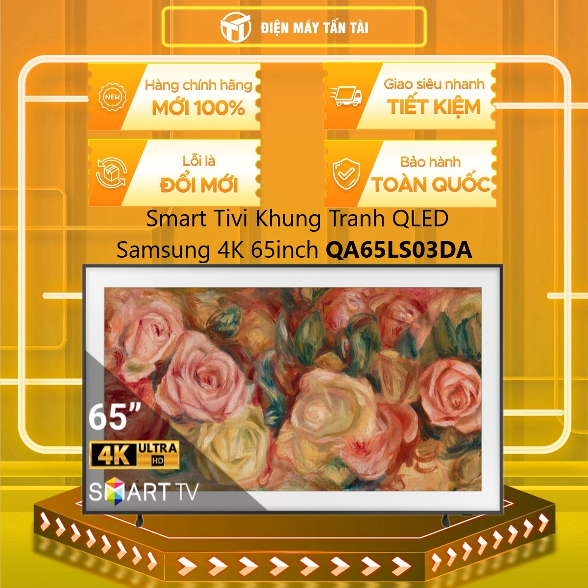 QA65LS03DA - Smart Tivi QLED Samsung 4K 65 inch QA65LS03DA - Hàng Chính Hãng - Chỉ Giao Hồ Chí Minh
