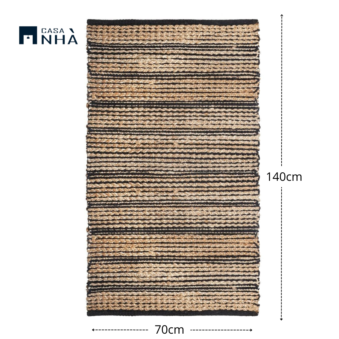 Thảm sợi day trải sàn trang trí NATU CARPET 70x140cm