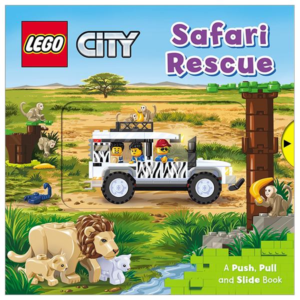 LEGO City. Safari Rescue: A Push, Pull And Slide Book