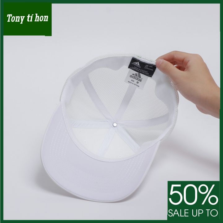 Tony tí hon - Mũ/nón kết lưỡi trai logo viên dạ quang phối lưới bít đuôi cá tính thời trang nam nữ cao cấp màu đen/trắng/xám