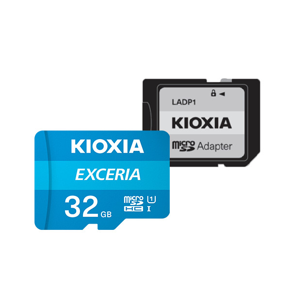 Thẻ nhớ 32GB Micro SDHC Exceria UHS-1 C10 100MB/s Kioxia (Có Adapter) - Hàng Chính Hãng