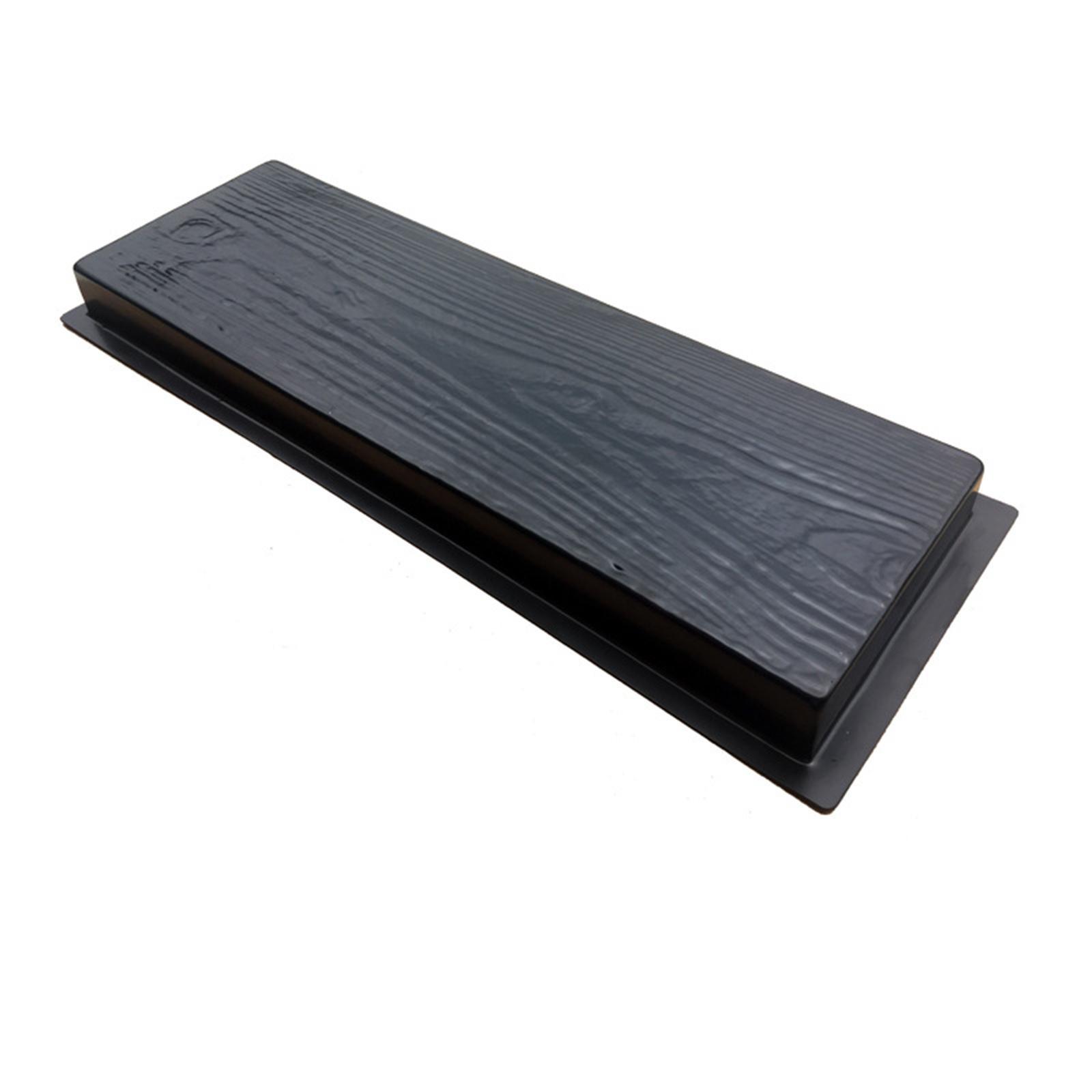 2X Wood Grain Garden Lawn Path Maker Paving Mold Concrete Cement Brick Mould