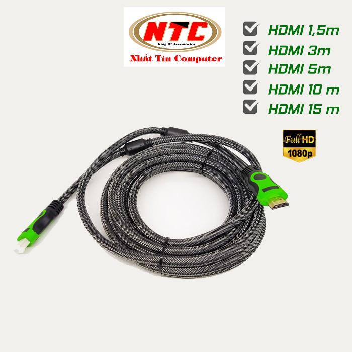 Cáp HDMI VSPTECH bọc dù chống nhiễu - hỗ trợ FullHD (đen