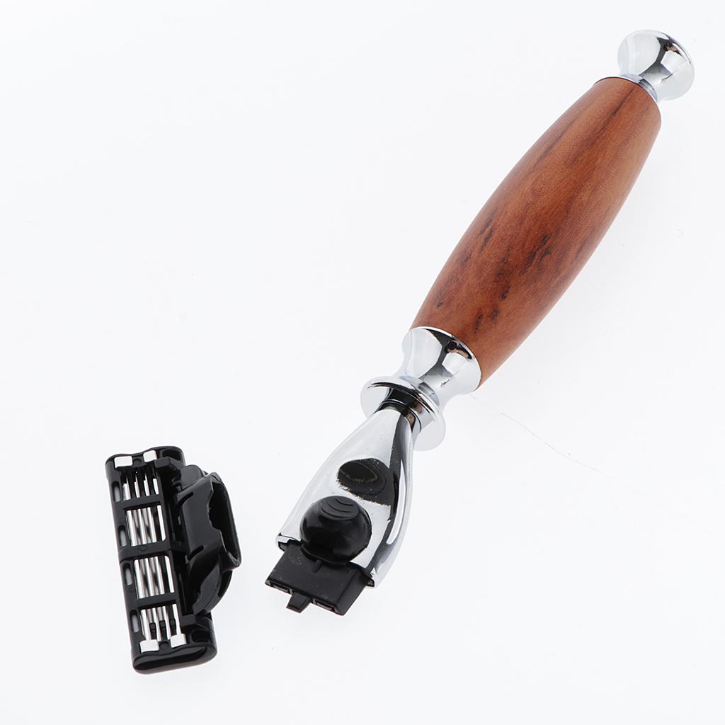 Classic Manual Safety Double Edge Shaver Mens Daily Shaving Grooming Tool