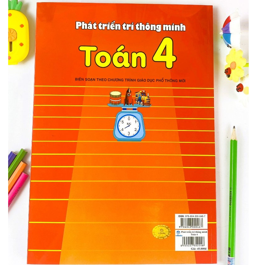 Sách - Phát Triển Trí Thông Minh Toán 4 - Biên soạn theo chương trình GDPT mới - ND