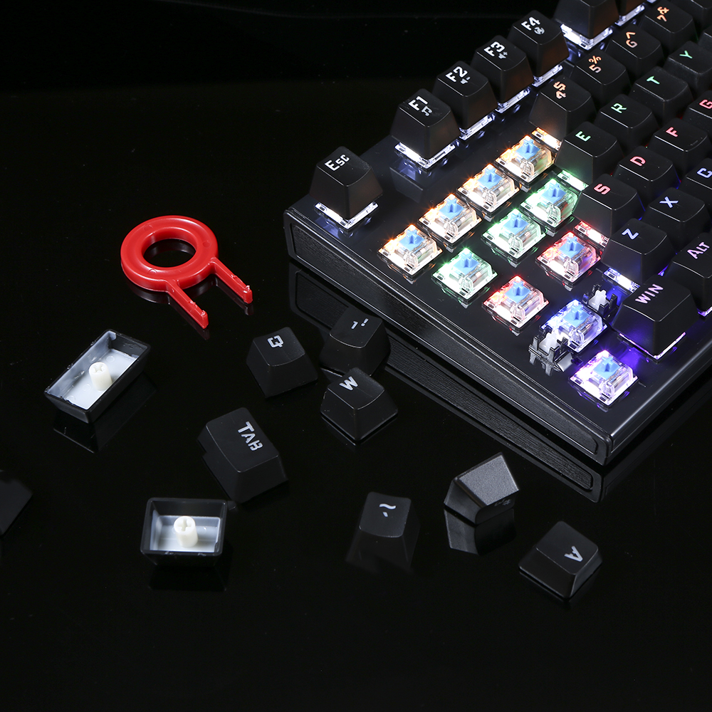 87 Phím Bàn phím chơi game được hỗ trợ bởi USB Hoạt động ở 3 cấp độ Có thể điều chỉnh độ sáng