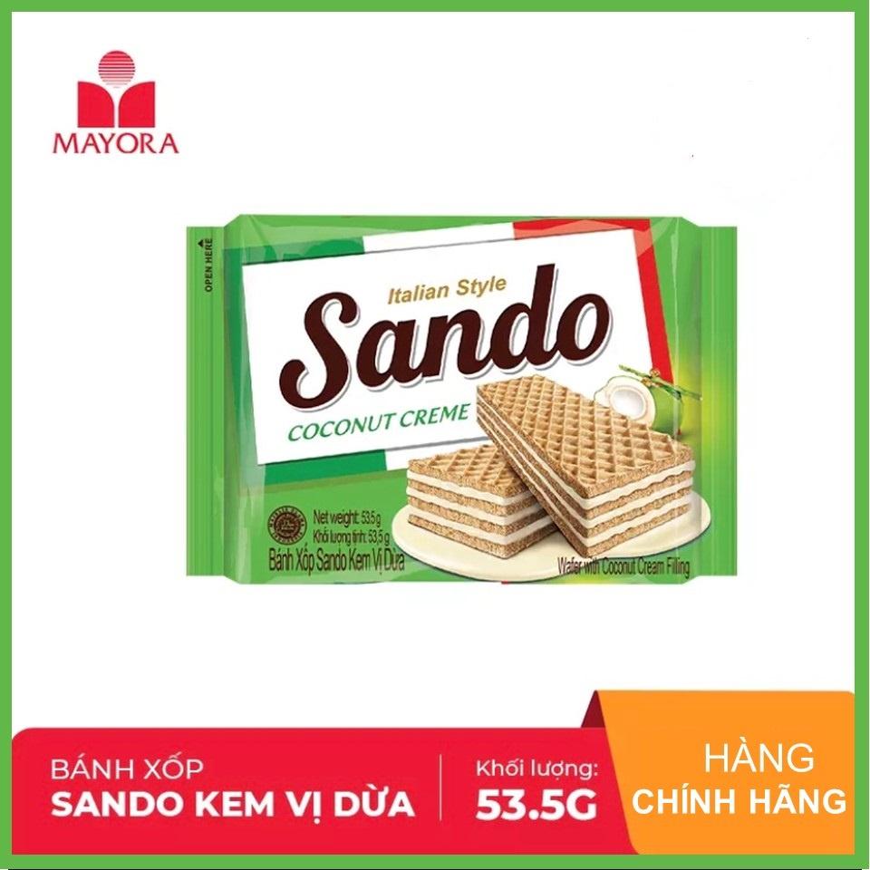 Combo 5 Bánh xốp Sando Coco (vị dừa) 53.5gx5