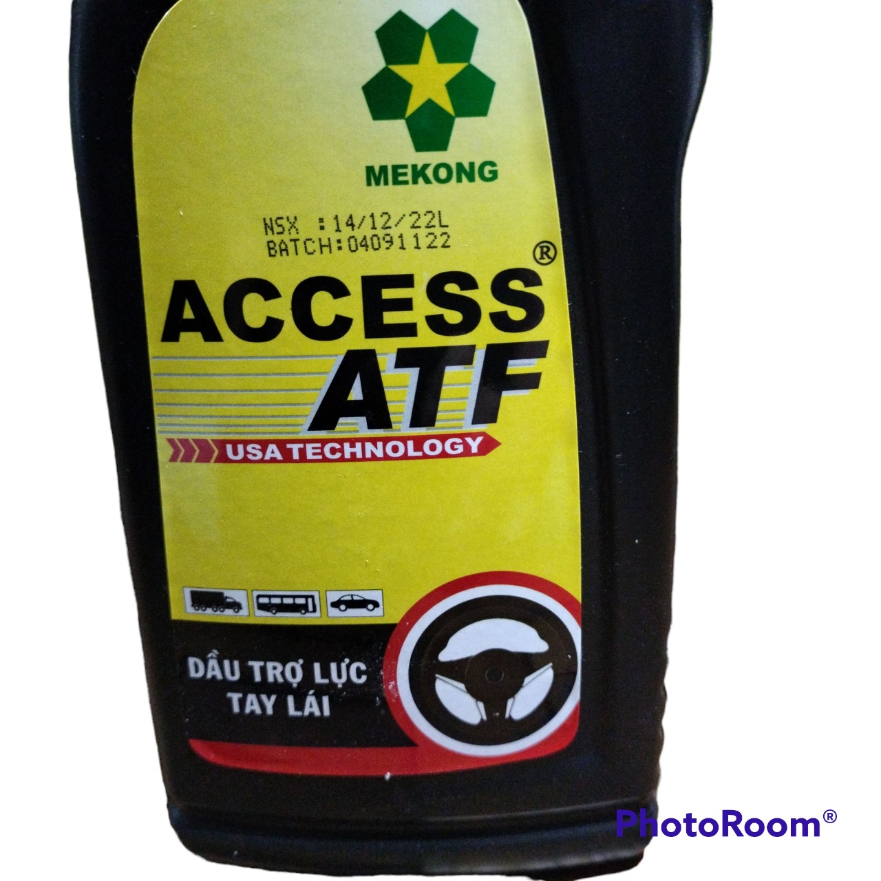 Dầu trợ lực tay lái ô tô, xe tải Access ATF. Loại chai 946ml. Hàng Việt Nam chất lượng cao