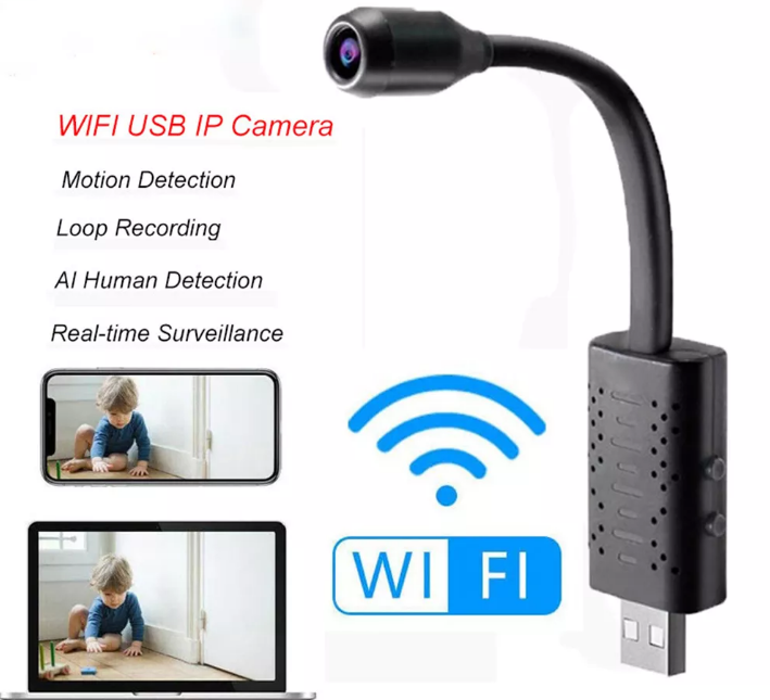 Camera V380 USB Camera HD 1080P Sắc Nét Điều Khiển Từ Xa P2P IP / AP Di Động 1080P Wifi