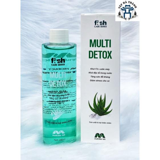 Dung Dịch Khử Độc Nước Multi Detox - Dung Dịch Khử Độc Và Clo Cho Bể Cá Cảnh, Bể Thủy Sinh