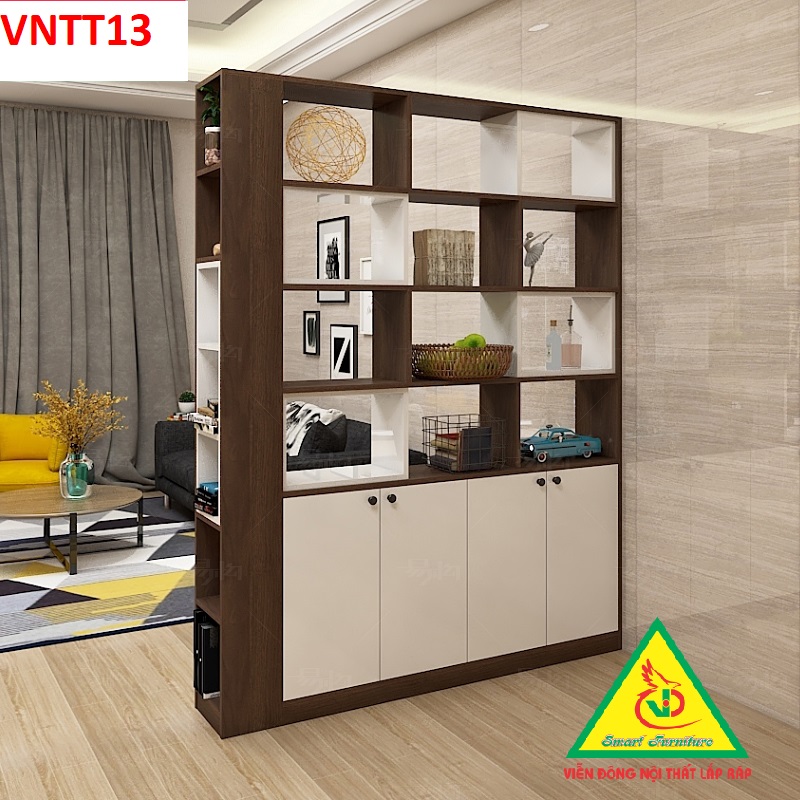 TỦ KỆ TRANG TRÍ KIÊM VÁCH NGĂN VNTT13 - Nội thất lắp ráp Viendong Adv