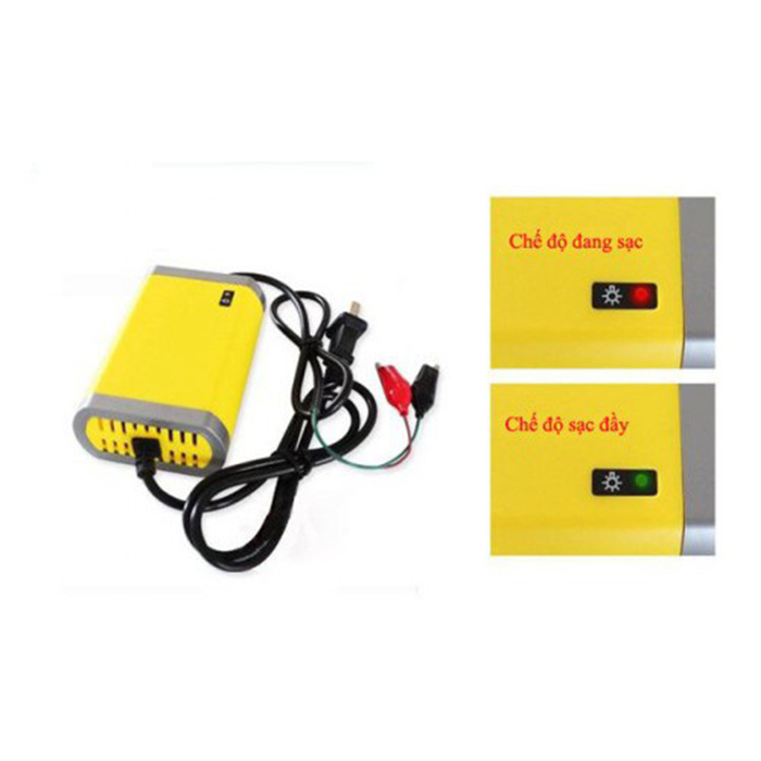 Bộ Dụng Cụ Sạc Bình Ắc Quy 12V Từ 2Ah Đến 20Ah Của Xe Đạp Điện Xe Máy Điện Xe Máy Sạc Nhanh Tự Đông Ngắt An Toàn Cho Thiết Bị Và Người Dùng