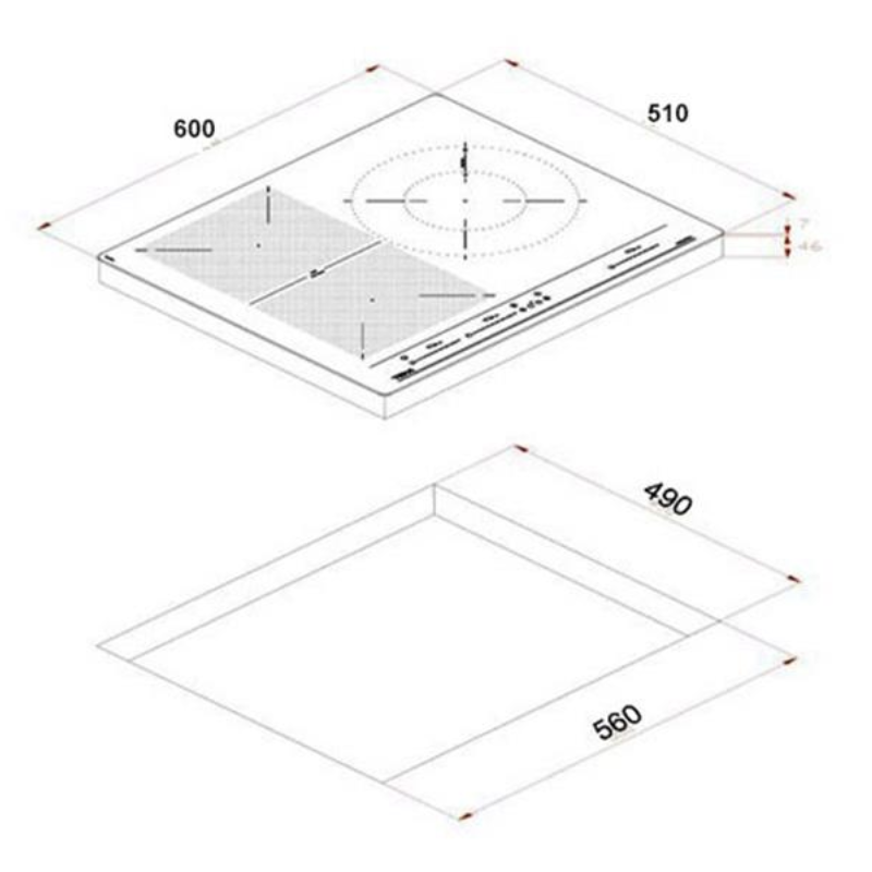 Bếp từ Teka IBC 63010 BK MSS - Hàng Chính Hãng