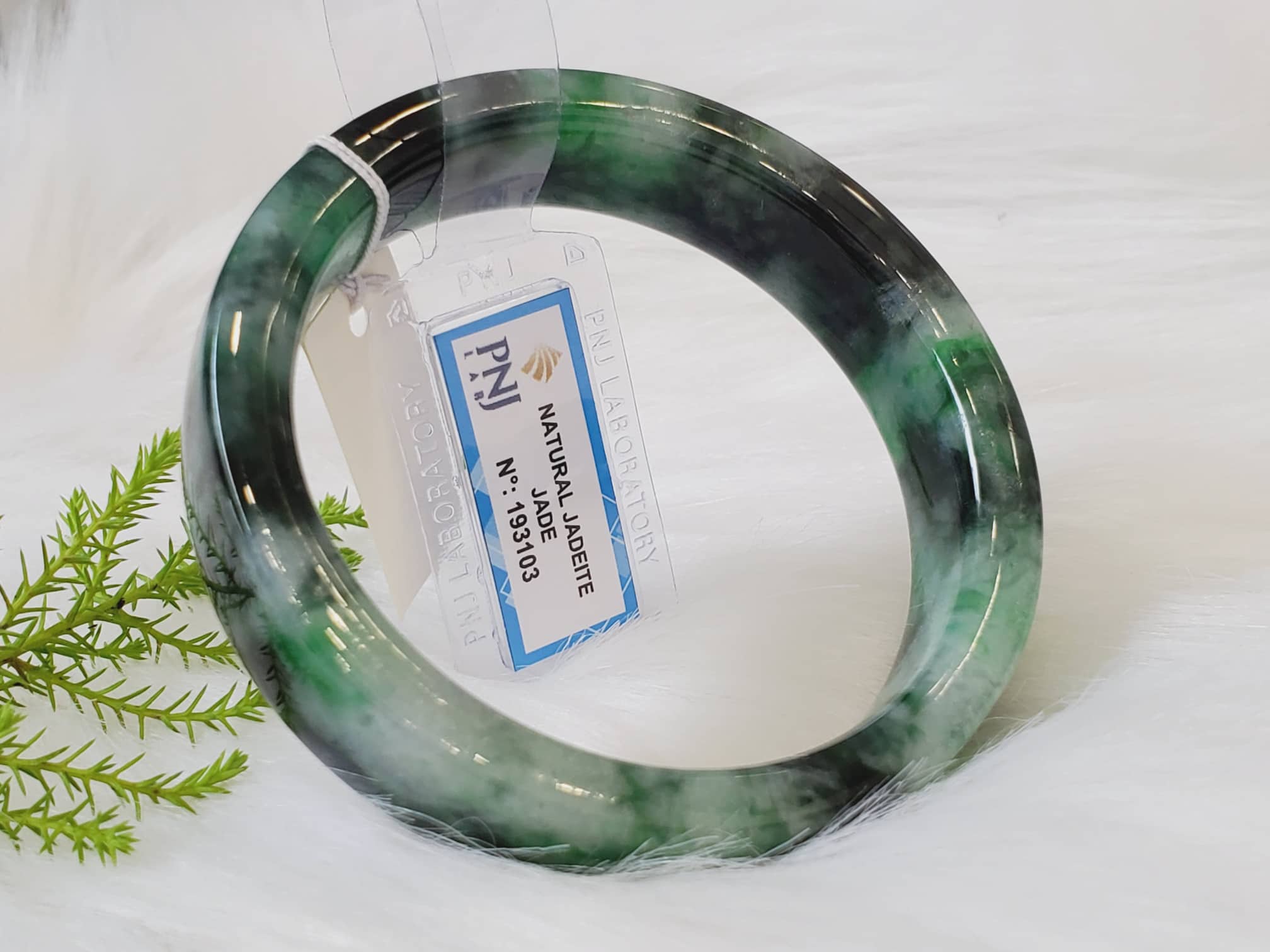 Vòng Tay Nam Cẩm Thạch Vuông Xanh Đậm Cá Tính Ni 57-58 PQ6244