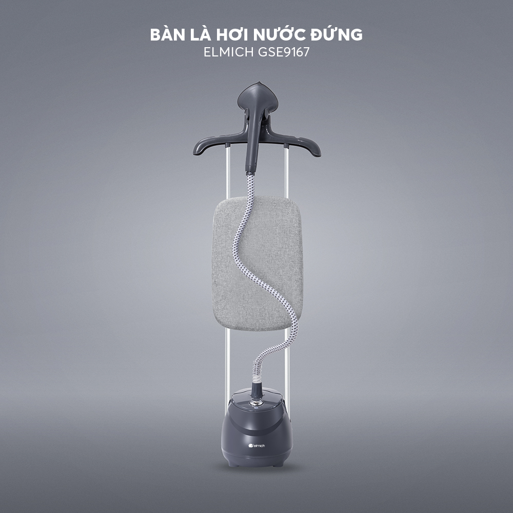 Bàn Ủi Hơi Nước Đứng Elmich GSE9167 2000W 1.7L, Hàng Chính Hãng, 2 Chiều, 10 Mức Hơi Phun - JoyMall