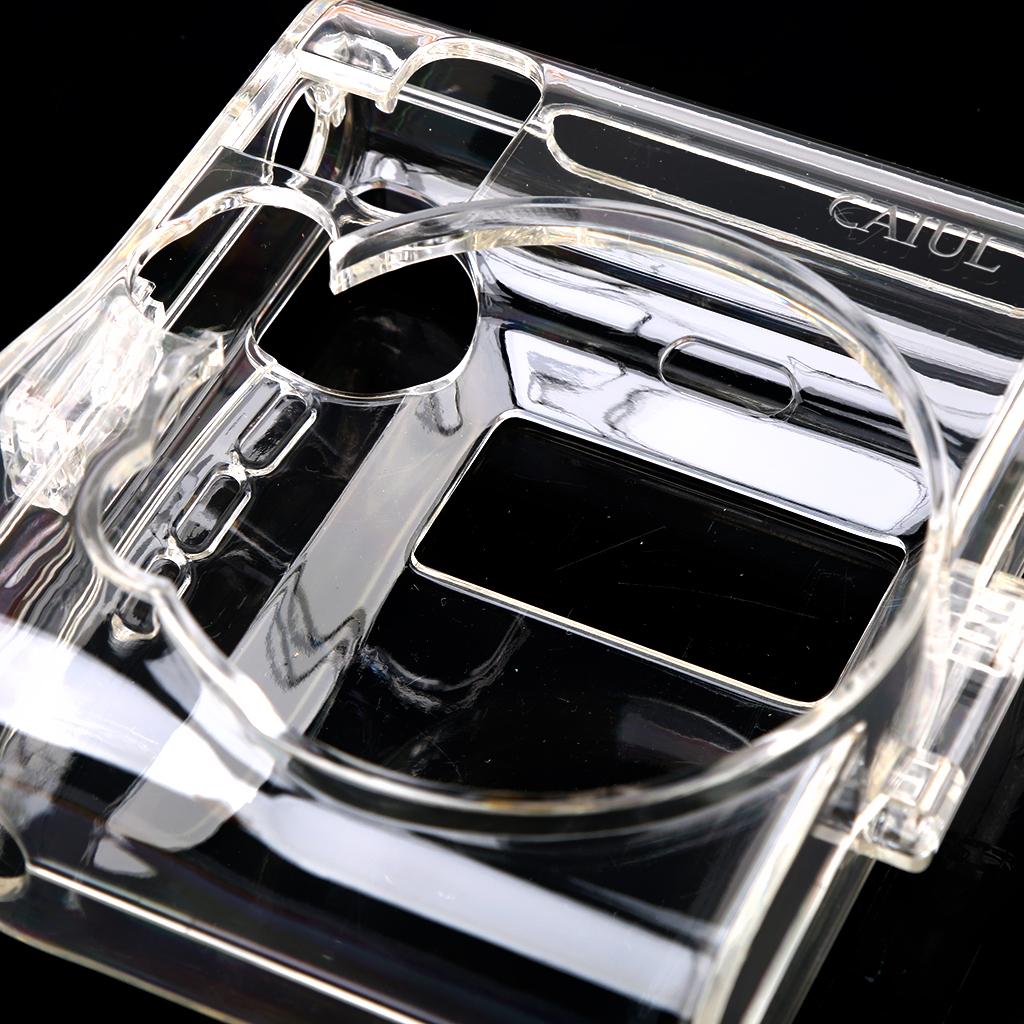 Cute Crystal Clear Hard Camera Case Cover with Strap for Fujifilm Instax Mini 90