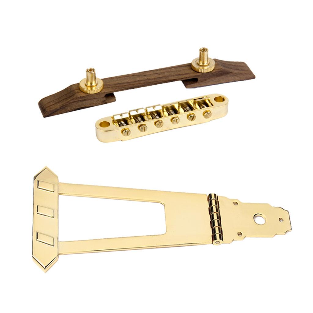 Archtop Guitar Tailpiece Jazz Guitar Bridge Rosewood
