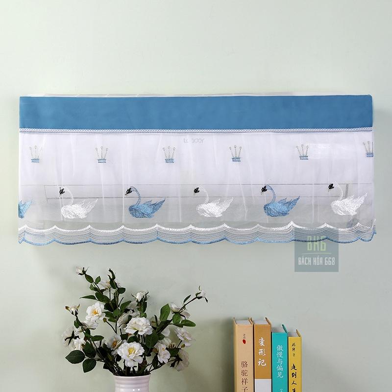 Tấm che bụi bọc điều hòa họa tiết vải ren dễ thương - Mẫu ngẫu nhiên