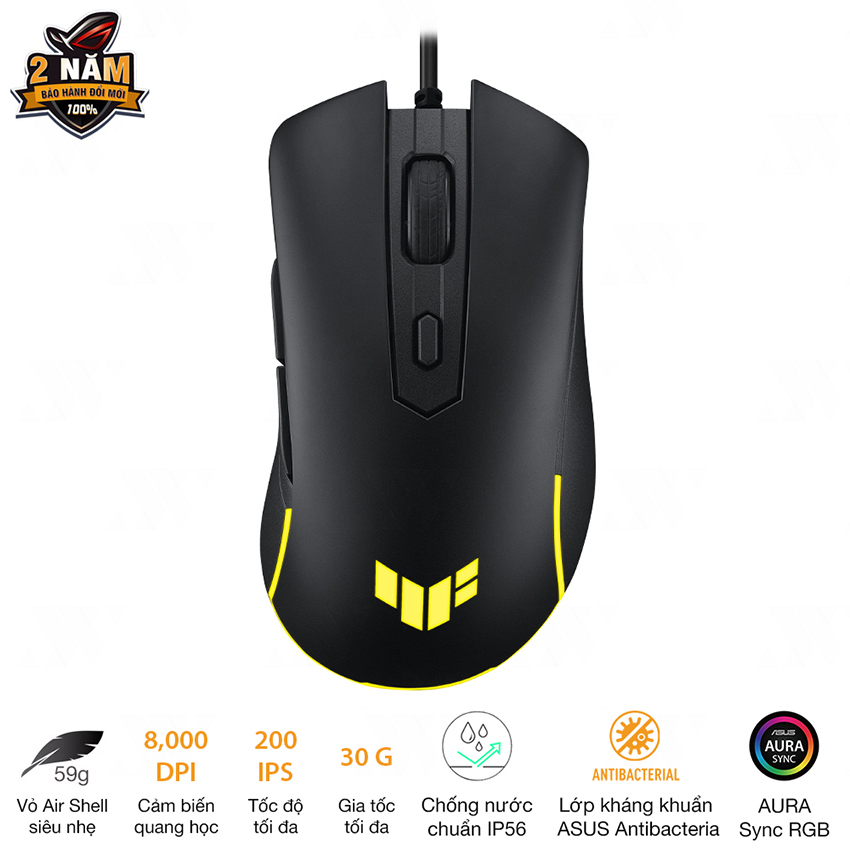 Chuột Gaming có dây ASUS TUF M3 Gen II - Hàng chính hãng