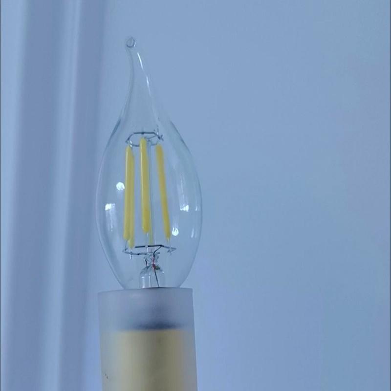 Bóng Đèn LED E14 LED 2W 4W 6W AC 220V Ánh Sáng Trắng Ấm Tiện Dụng