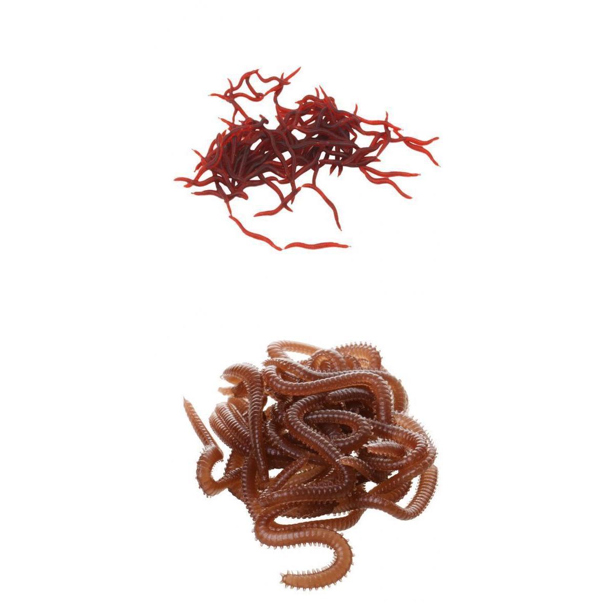 Soft Earthworm Fishing Bait Worm Lures Earth Worm Crankbaits Hooks Baits