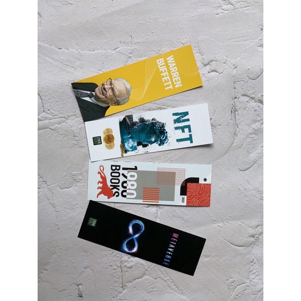 Bookmark kẹp sách giấy cứng