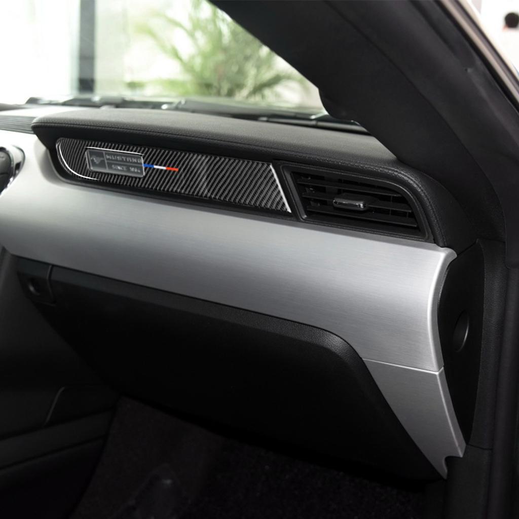 For 2015-17 Vehicle Interior Dashboard Strip Covers Trim Case