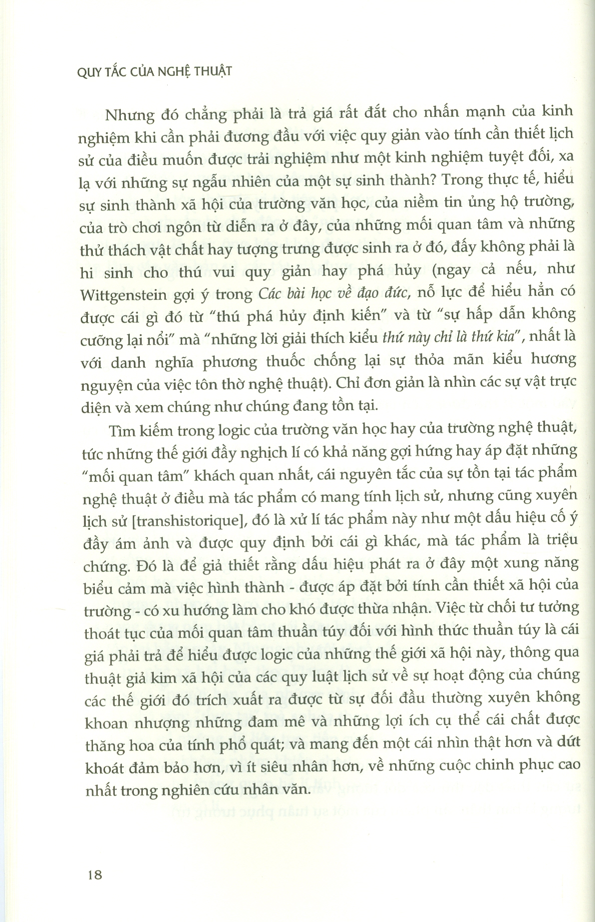 QUY TẮC CỦA NGHỆ THUẬT – PIERRE BOURDIEU – NXB Tri Thức