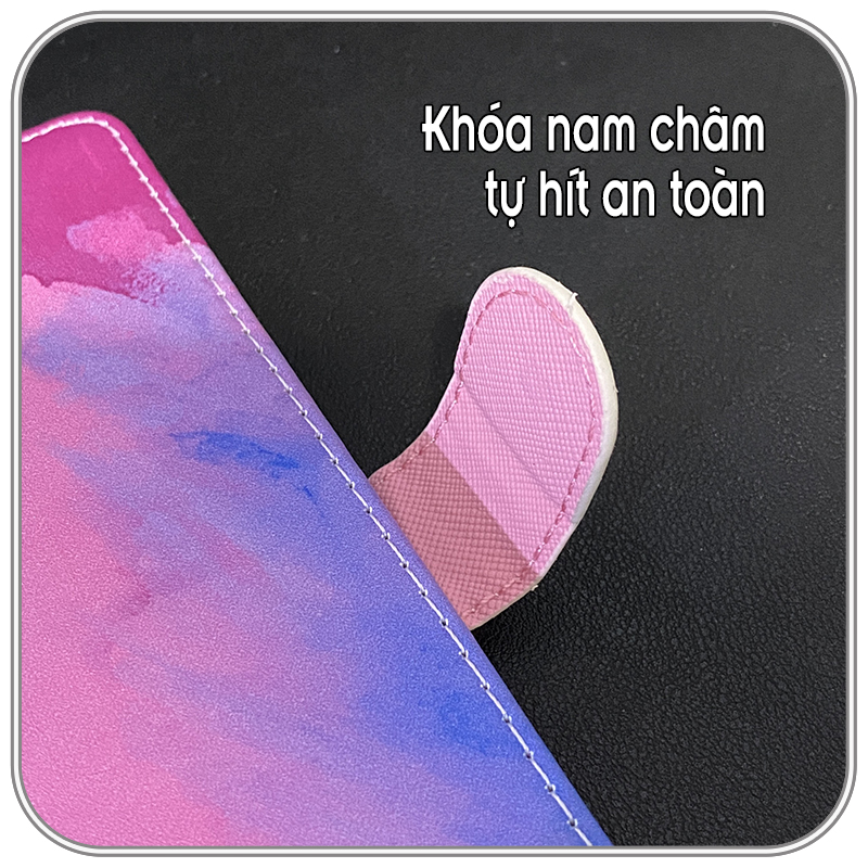 Bao da cho Xiaomi Poco X3 NFC - X3 Pro , 2 màu Gradient, khóa nam châm