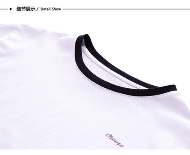 Áo thun tay lỡ form rộng cá tính