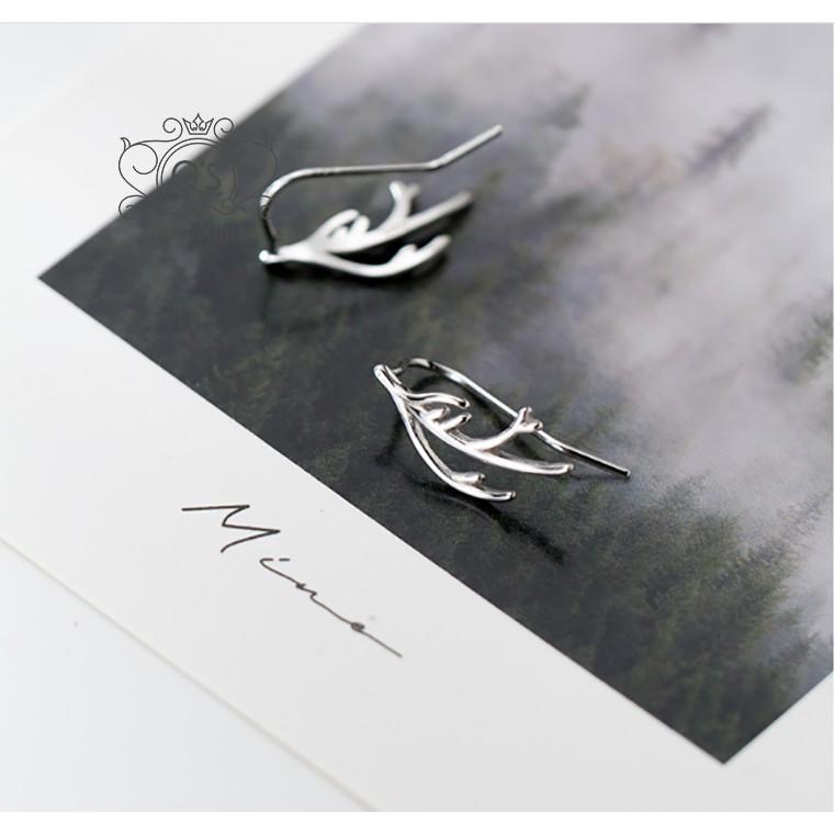 Khuyên tai bạc 925 kẹp vành không cần lỗ layer bông nam nữ S925 EARCUFF Silver Earrings QA SILVER EA201202