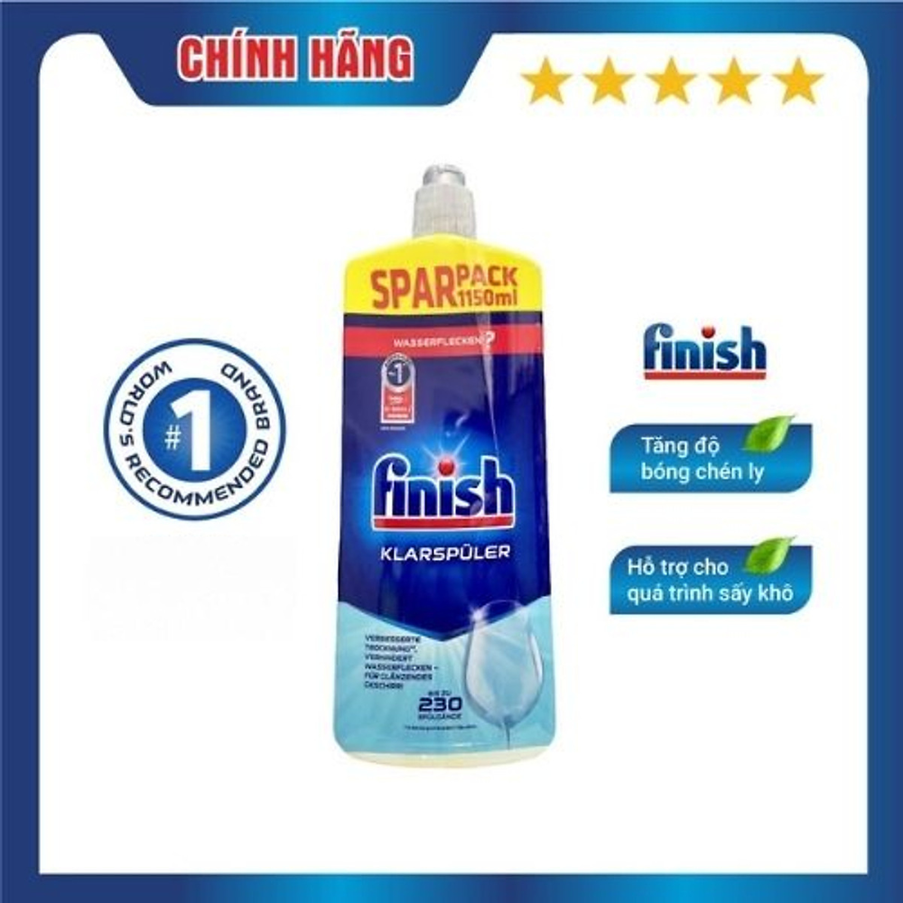 [HCM] Nước làm bóng Finish 1150ml