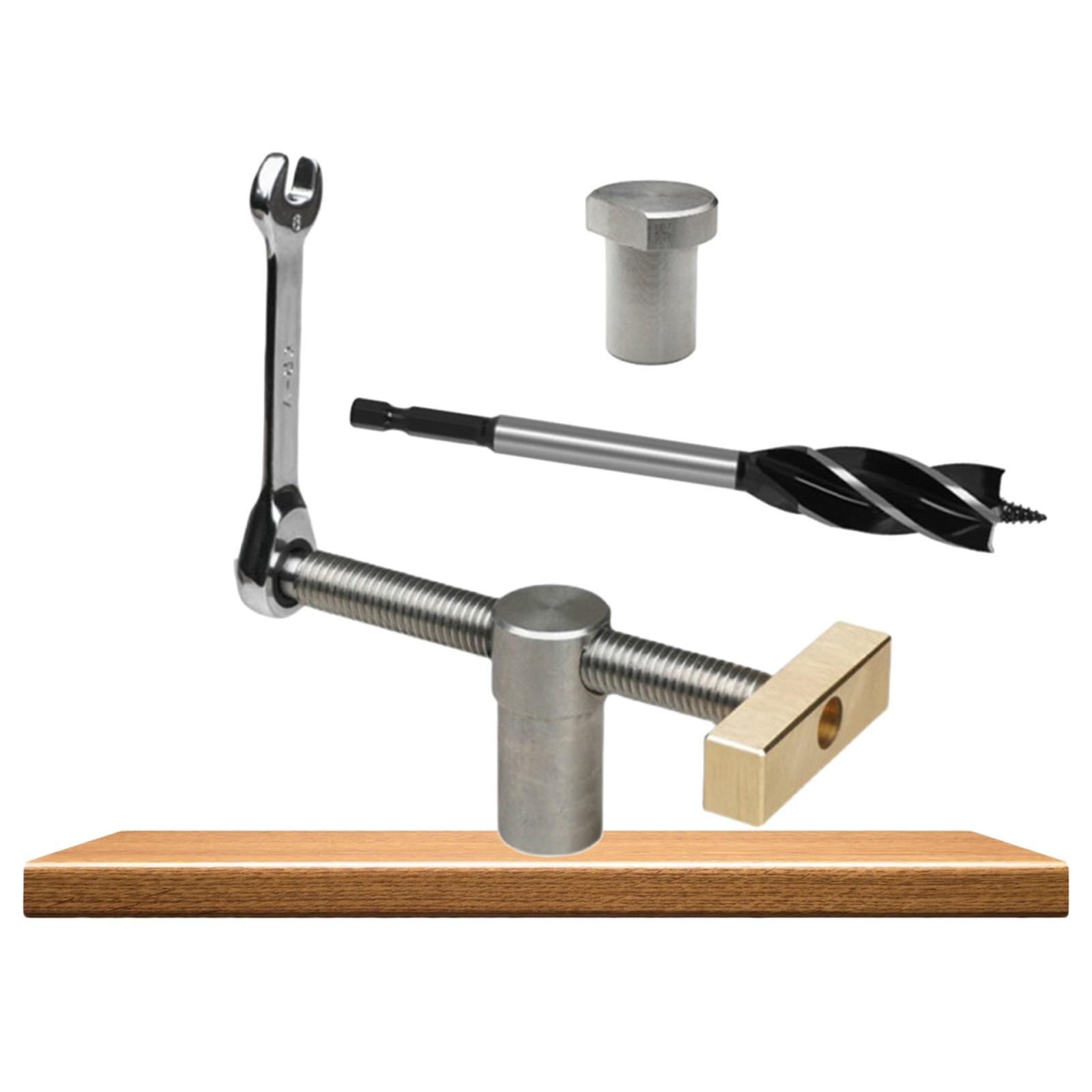 Woodworking Fixed Clip Quick Fixture Clamping Tool Desktop Brass Benches Kit