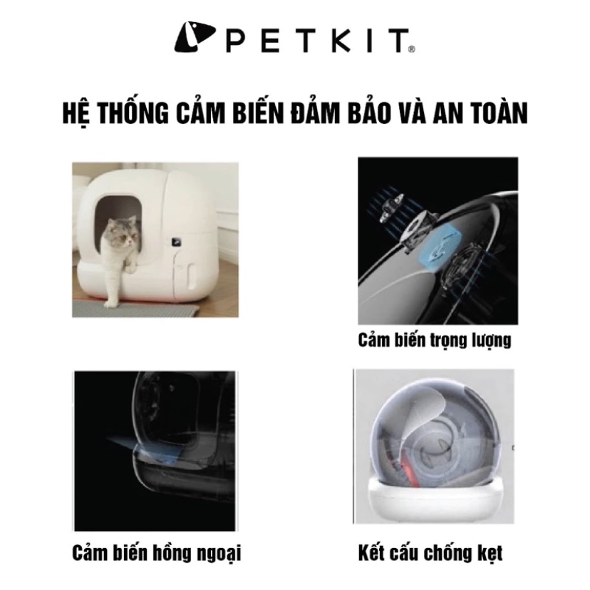 Ngà vệ sinh cho mèo tự động Petkit pura max