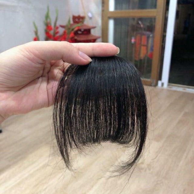 Tóc mái thưa tóc thật kèm video