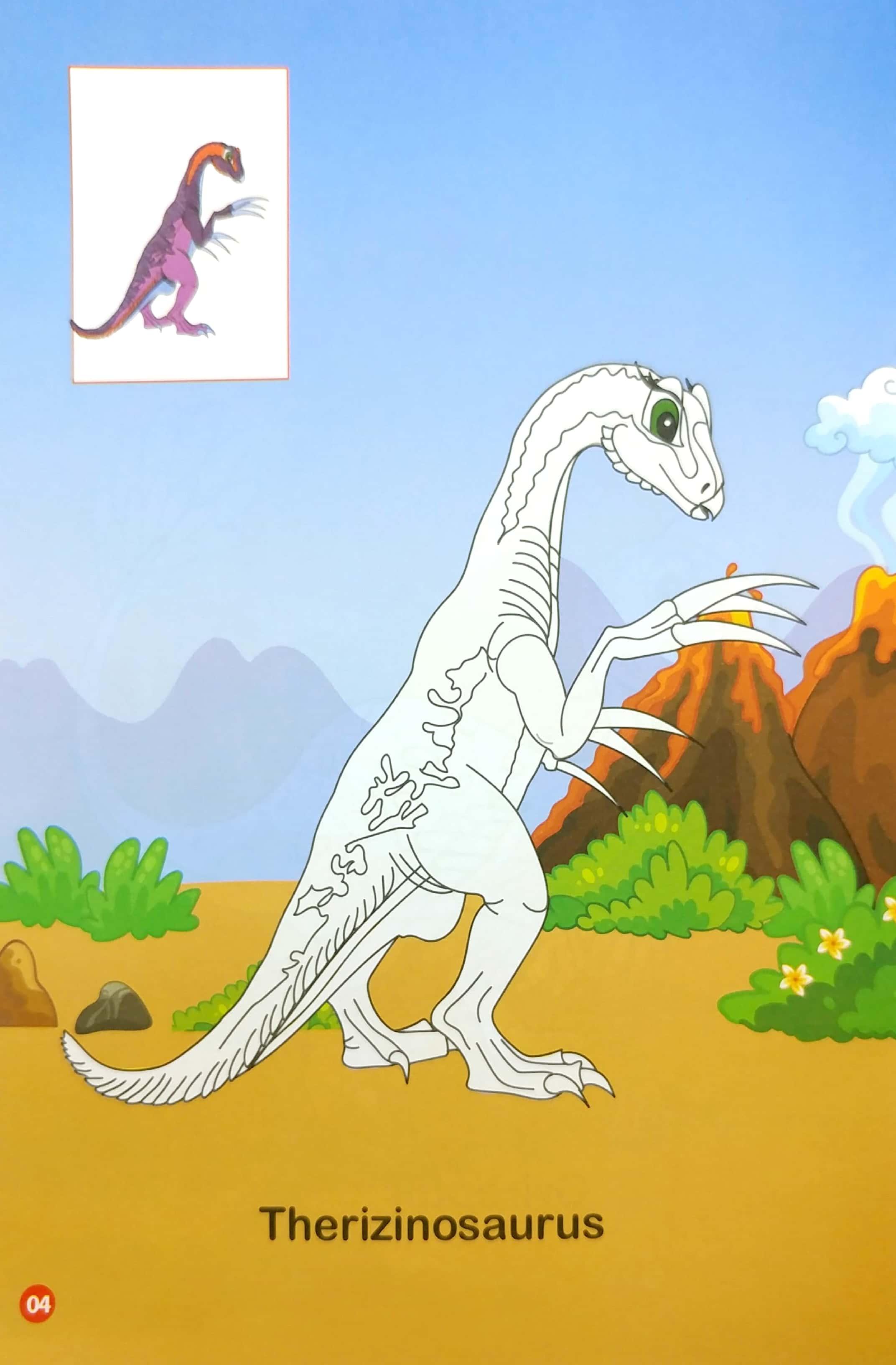 Tô Màu Thế Giới Khủng Long Dinosaurs 4