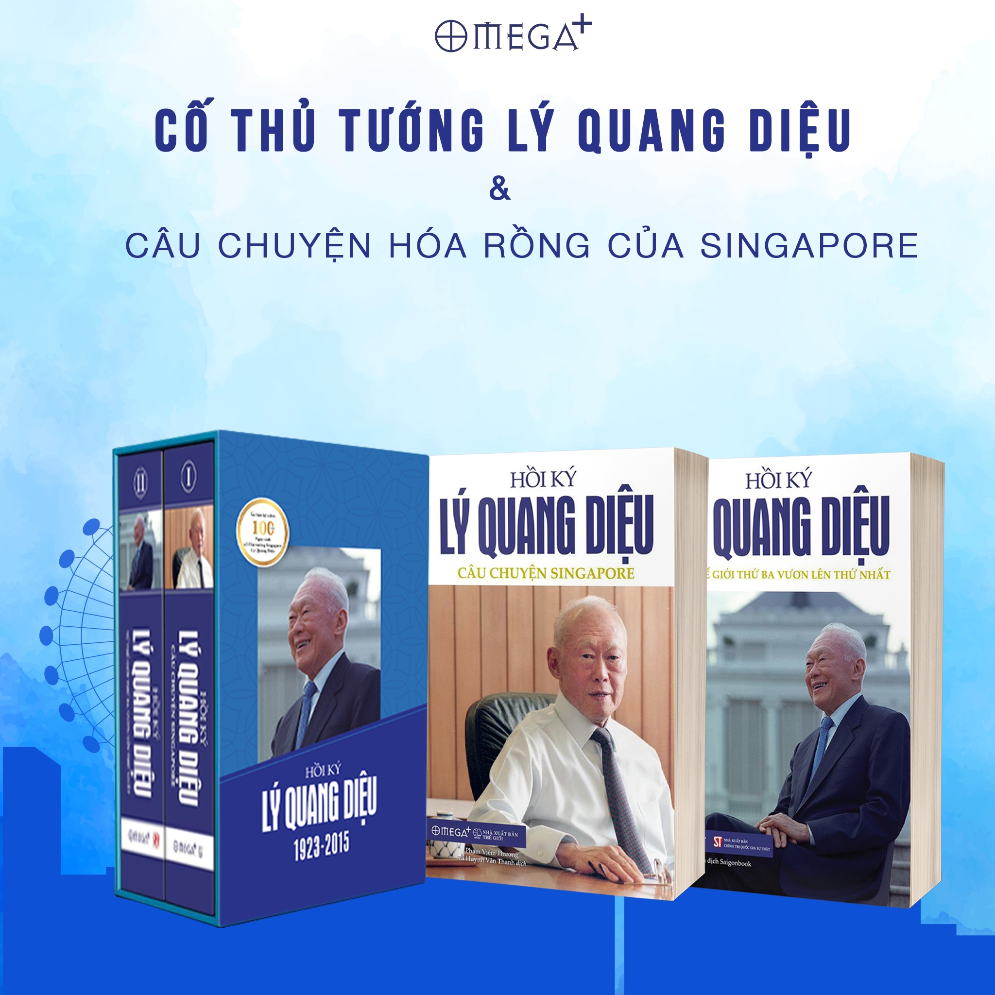 Combo 2 tập Hồi Ký Lý Quang Diệu  - Quà Tặng Tickbook